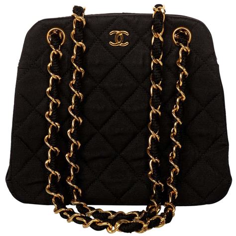 chanel black purse with chain|Chanel quilted bag gold chain.